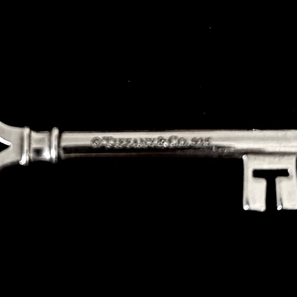 Tiffany & Co. Silver Key Pendant Necklace - Picture 5 of 5
